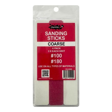 Icky Sticky 610608 Sanding Sticks Coarse 6pk
